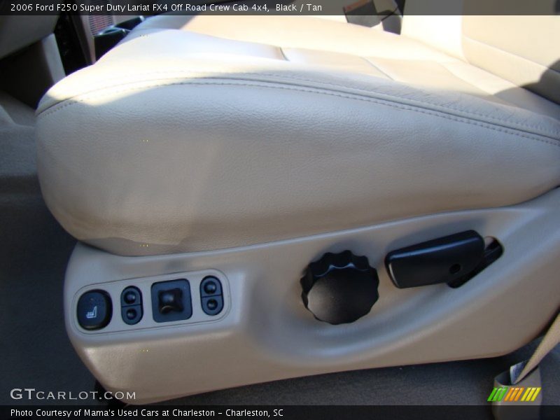 Black / Tan 2006 Ford F250 Super Duty Lariat FX4 Off Road Crew Cab 4x4