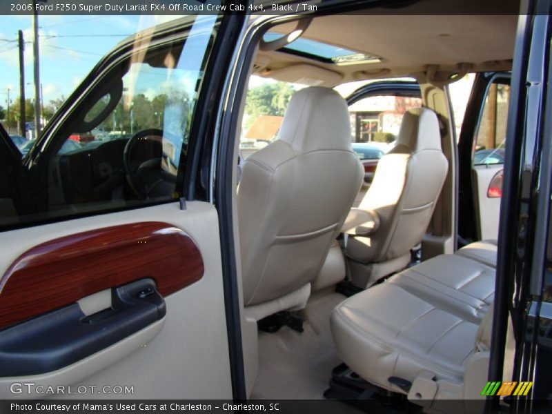Black / Tan 2006 Ford F250 Super Duty Lariat FX4 Off Road Crew Cab 4x4