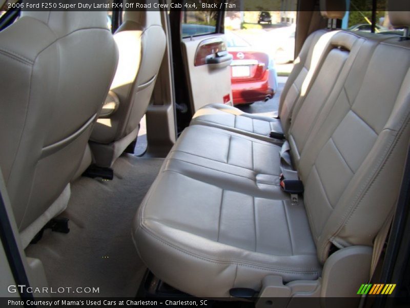 Black / Tan 2006 Ford F250 Super Duty Lariat FX4 Off Road Crew Cab 4x4