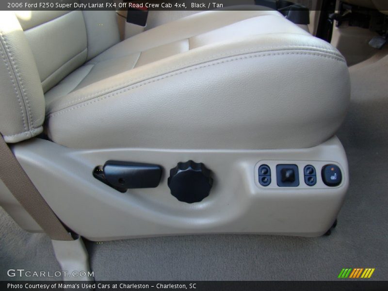 Black / Tan 2006 Ford F250 Super Duty Lariat FX4 Off Road Crew Cab 4x4