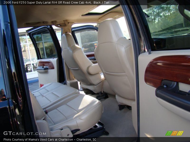 Black / Tan 2006 Ford F250 Super Duty Lariat FX4 Off Road Crew Cab 4x4