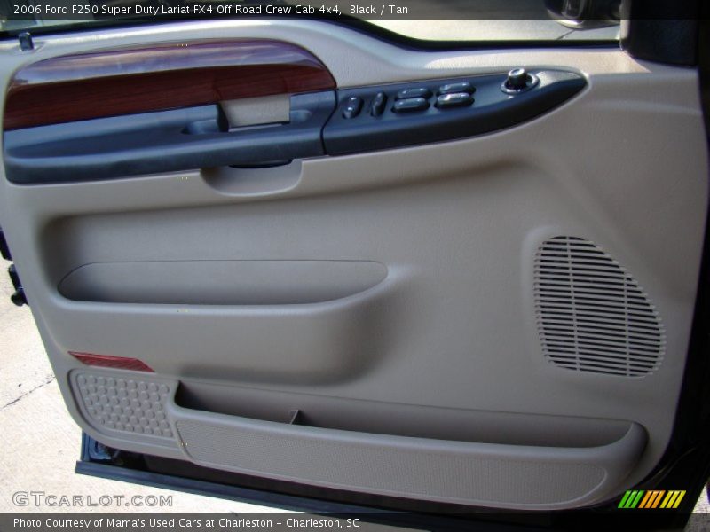 Black / Tan 2006 Ford F250 Super Duty Lariat FX4 Off Road Crew Cab 4x4