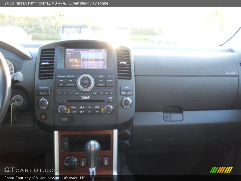 Super Black / Graphite 2008 Nissan Pathfinder LE V8 4x4