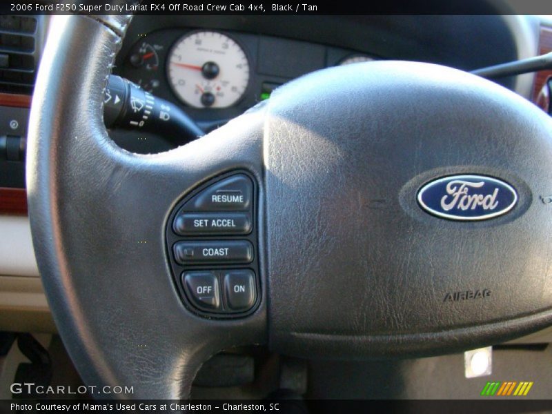 Black / Tan 2006 Ford F250 Super Duty Lariat FX4 Off Road Crew Cab 4x4