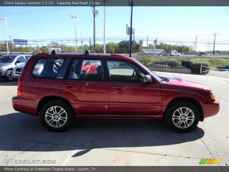 Cayenne Red Pearl / Gray 2004 Subaru Forester 2.5 XT