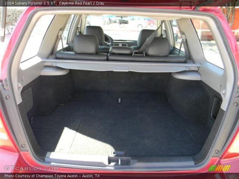 Cayenne Red Pearl / Gray 2004 Subaru Forester 2.5 XT