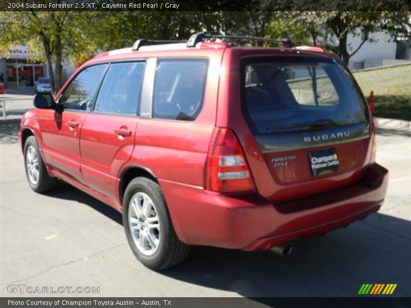 Cayenne Red Pearl / Gray 2004 Subaru Forester 2.5 XT
