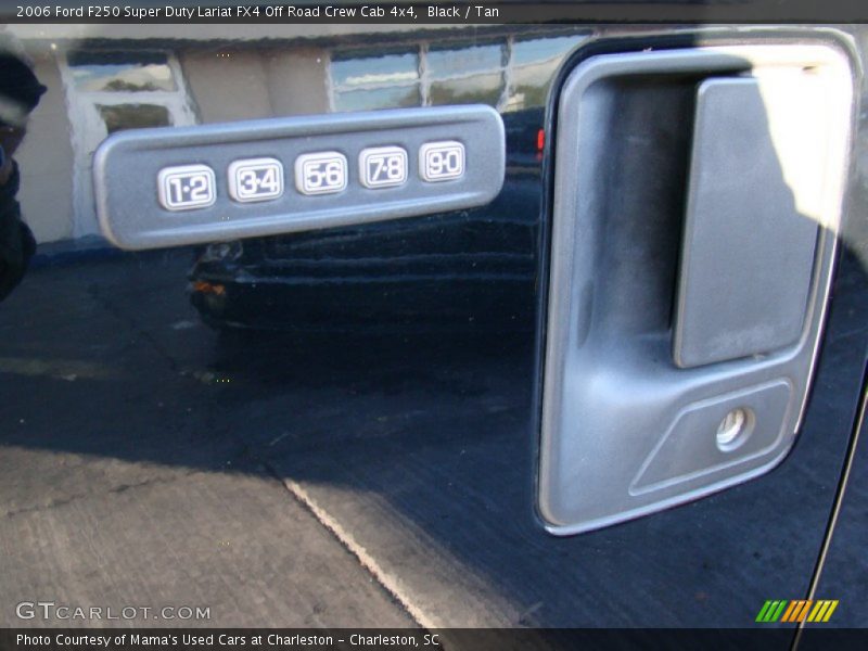 Black / Tan 2006 Ford F250 Super Duty Lariat FX4 Off Road Crew Cab 4x4