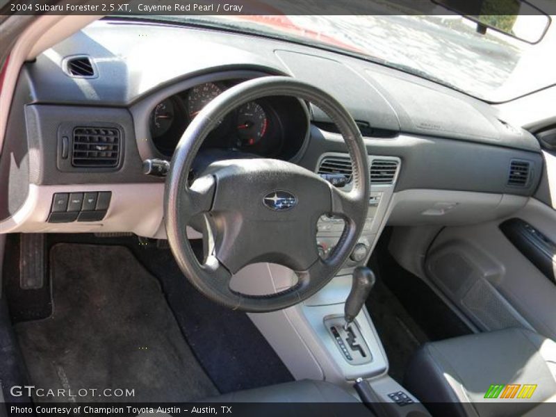 Cayenne Red Pearl / Gray 2004 Subaru Forester 2.5 XT