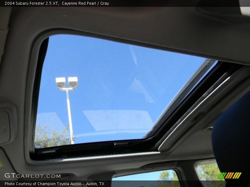 Cayenne Red Pearl / Gray 2004 Subaru Forester 2.5 XT