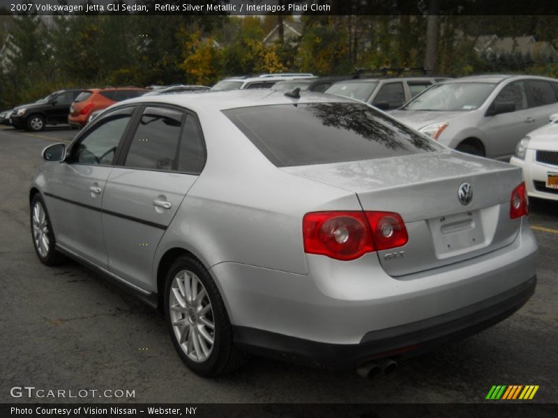 Reflex Silver Metallic / Interlagos Plaid Cloth 2007 Volkswagen Jetta GLI Sedan