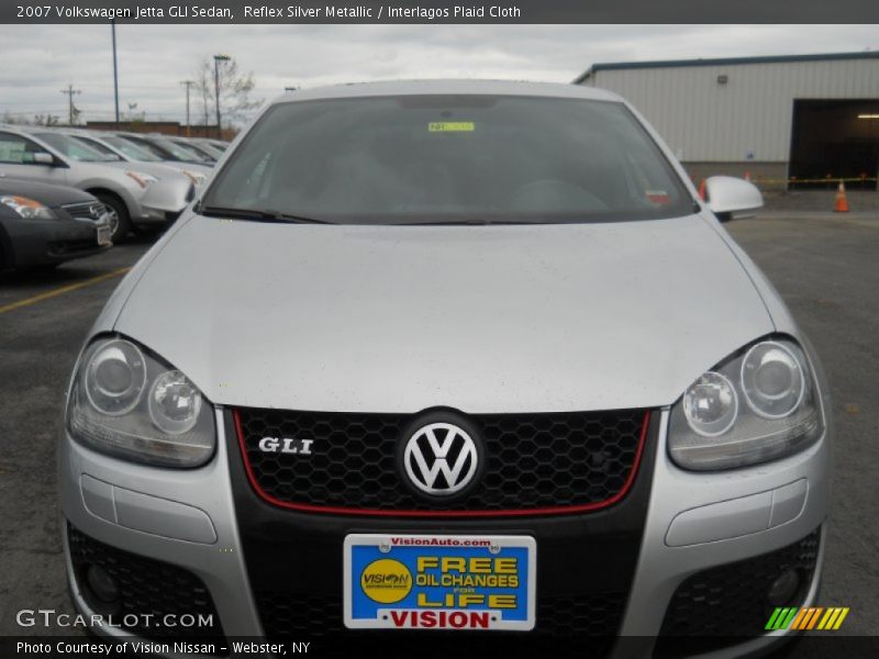 Reflex Silver Metallic / Interlagos Plaid Cloth 2007 Volkswagen Jetta GLI Sedan