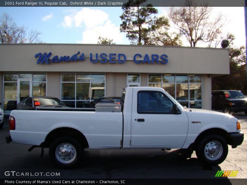Oxford White / Dark Graphite 2001 Ford Ranger XL Regular Cab