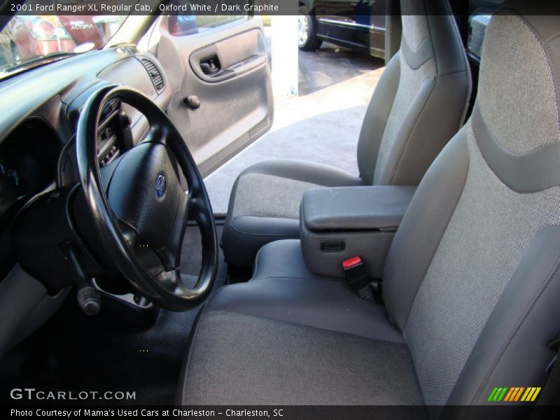 Oxford White / Dark Graphite 2001 Ford Ranger XL Regular Cab