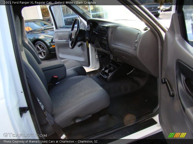 Oxford White / Dark Graphite 2001 Ford Ranger XL Regular Cab
