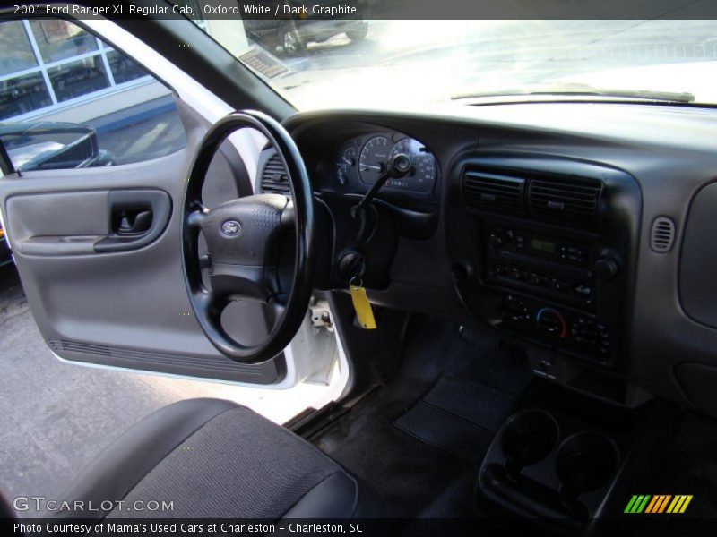 Oxford White / Dark Graphite 2001 Ford Ranger XL Regular Cab