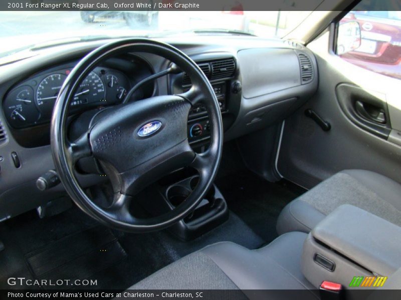 Oxford White / Dark Graphite 2001 Ford Ranger XL Regular Cab