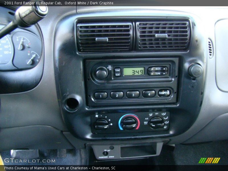 Oxford White / Dark Graphite 2001 Ford Ranger XL Regular Cab