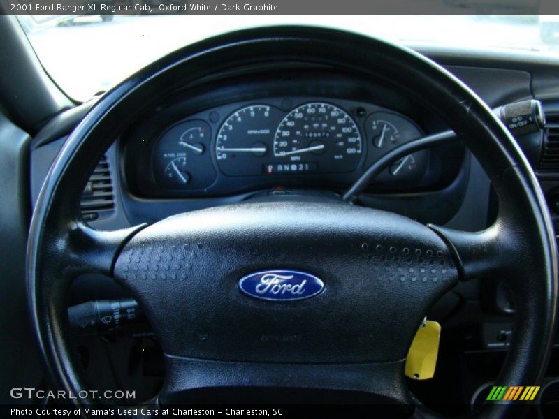 Oxford White / Dark Graphite 2001 Ford Ranger XL Regular Cab