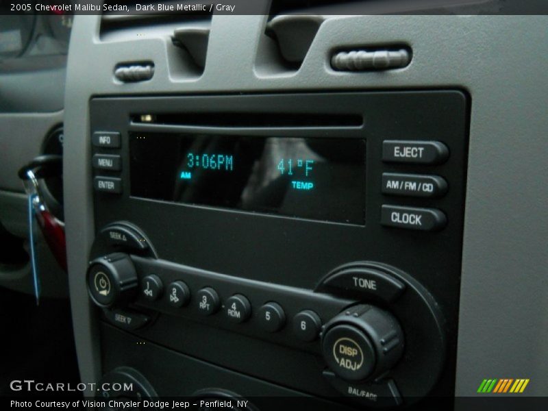 Dark Blue Metallic / Gray 2005 Chevrolet Malibu Sedan