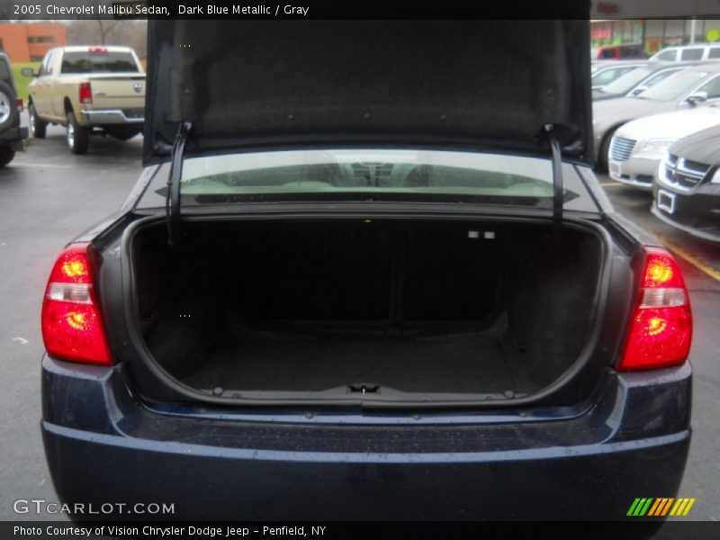 Dark Blue Metallic / Gray 2005 Chevrolet Malibu Sedan