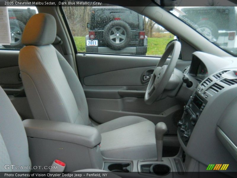 Dark Blue Metallic / Gray 2005 Chevrolet Malibu Sedan