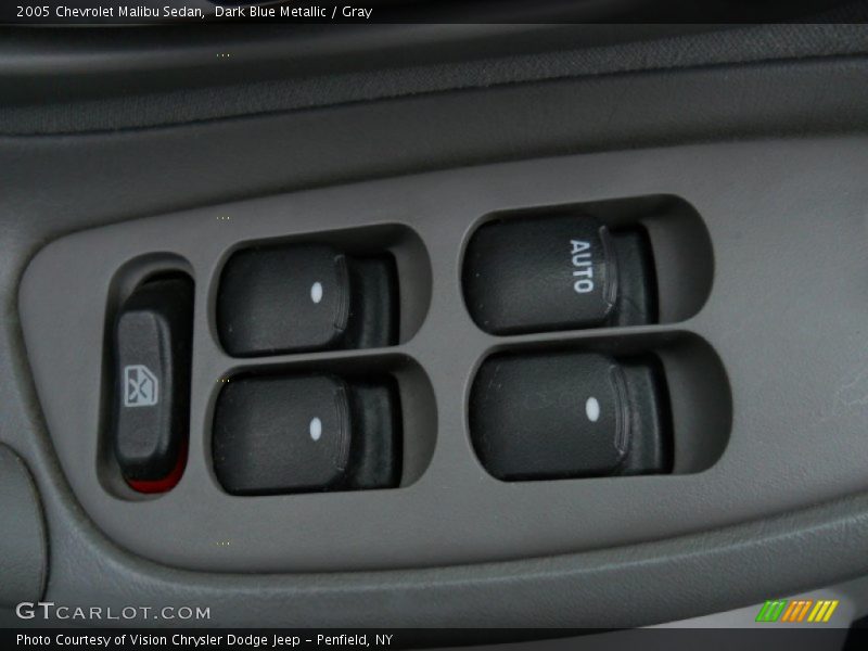 Dark Blue Metallic / Gray 2005 Chevrolet Malibu Sedan