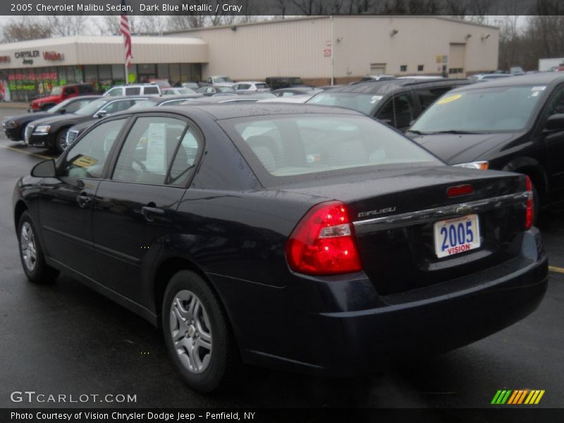 Dark Blue Metallic / Gray 2005 Chevrolet Malibu Sedan