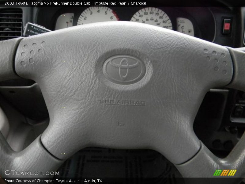 Impulse Red Pearl / Charcoal 2003 Toyota Tacoma V6 PreRunner Double Cab