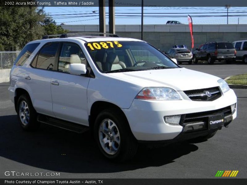 Taffeta White / Saddle 2002 Acura MDX Touring