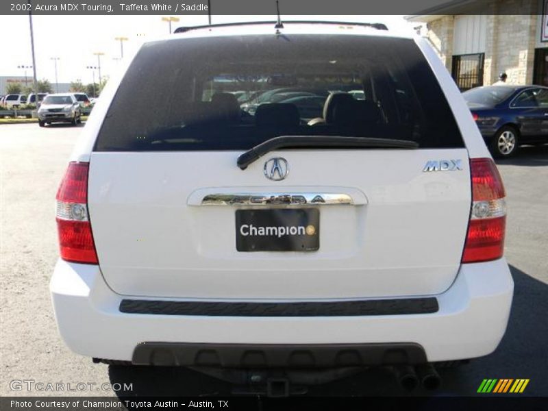 Taffeta White / Saddle 2002 Acura MDX Touring