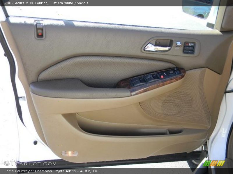 Taffeta White / Saddle 2002 Acura MDX Touring