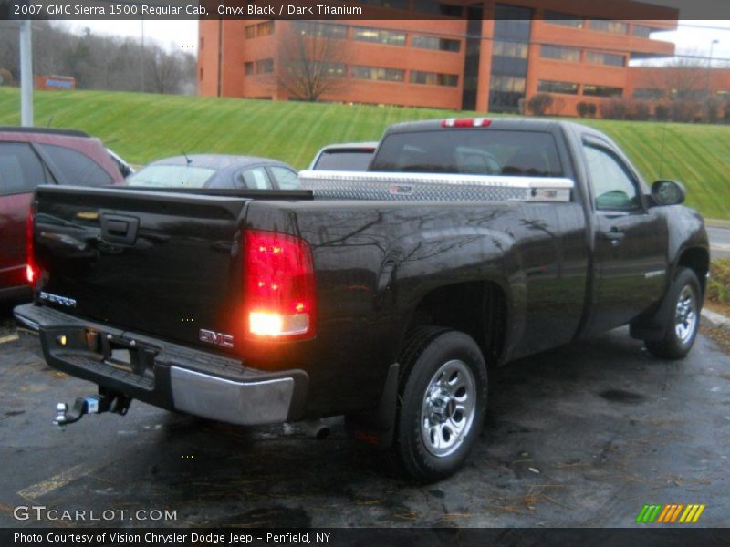 Onyx Black / Dark Titanium 2007 GMC Sierra 1500 Regular Cab