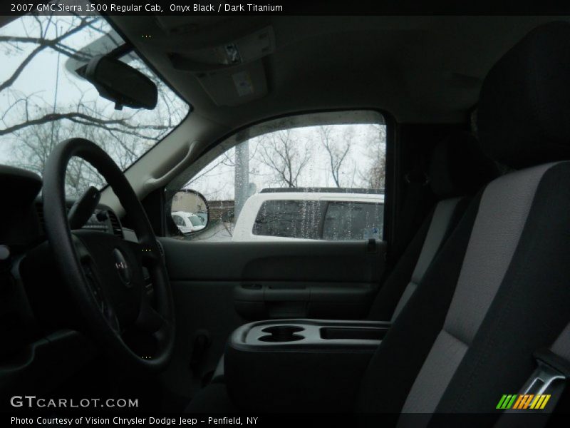 Onyx Black / Dark Titanium 2007 GMC Sierra 1500 Regular Cab