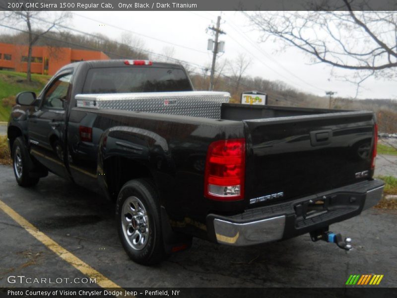 Onyx Black / Dark Titanium 2007 GMC Sierra 1500 Regular Cab