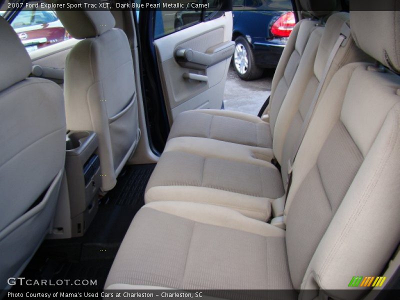 Dark Blue Pearl Metallic / Camel 2007 Ford Explorer Sport Trac XLT