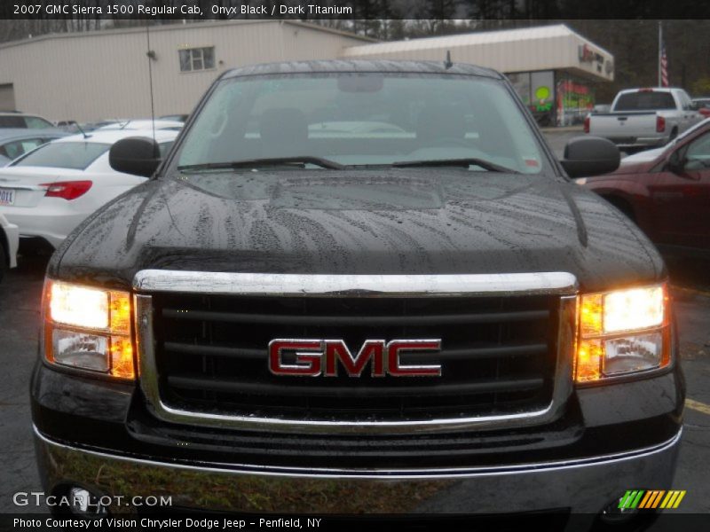 Onyx Black / Dark Titanium 2007 GMC Sierra 1500 Regular Cab