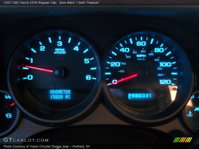 Onyx Black / Dark Titanium 2007 GMC Sierra 1500 Regular Cab