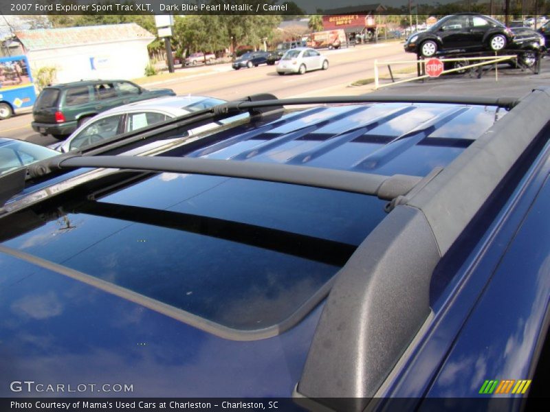 Dark Blue Pearl Metallic / Camel 2007 Ford Explorer Sport Trac XLT