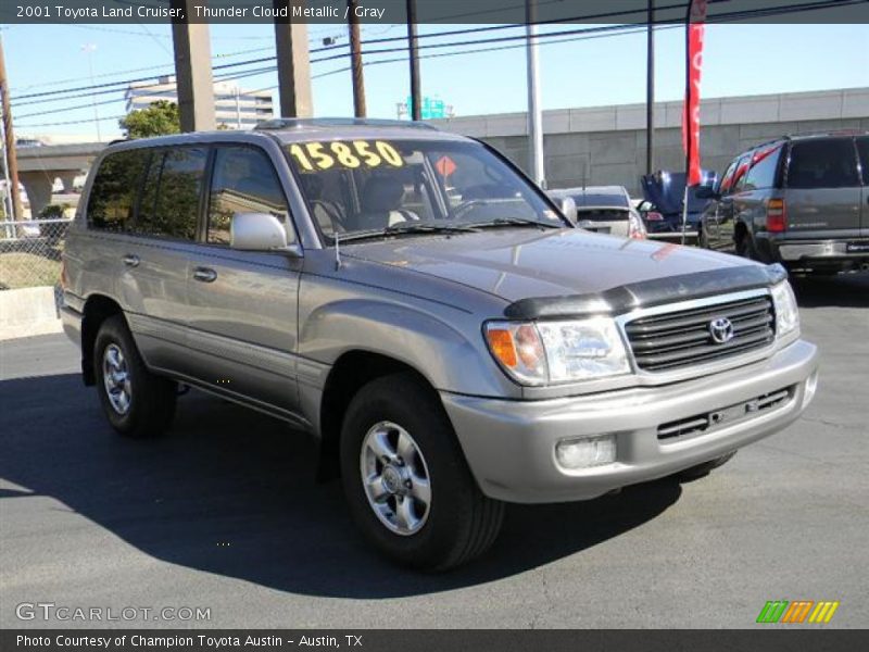 Thunder Cloud Metallic / Gray 2001 Toyota Land Cruiser