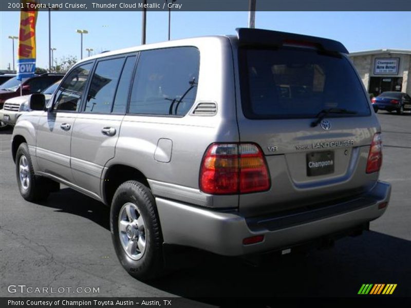 Thunder Cloud Metallic / Gray 2001 Toyota Land Cruiser