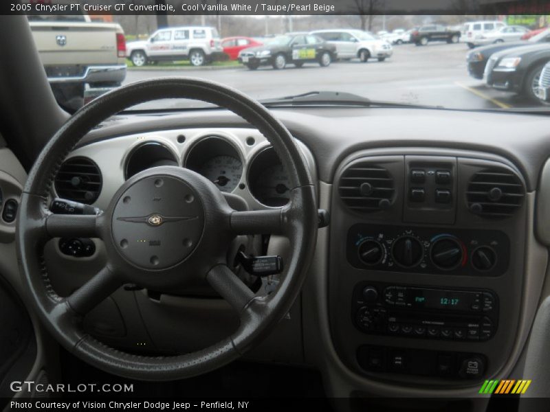 Cool Vanilla White / Taupe/Pearl Beige 2005 Chrysler PT Cruiser GT Convertible