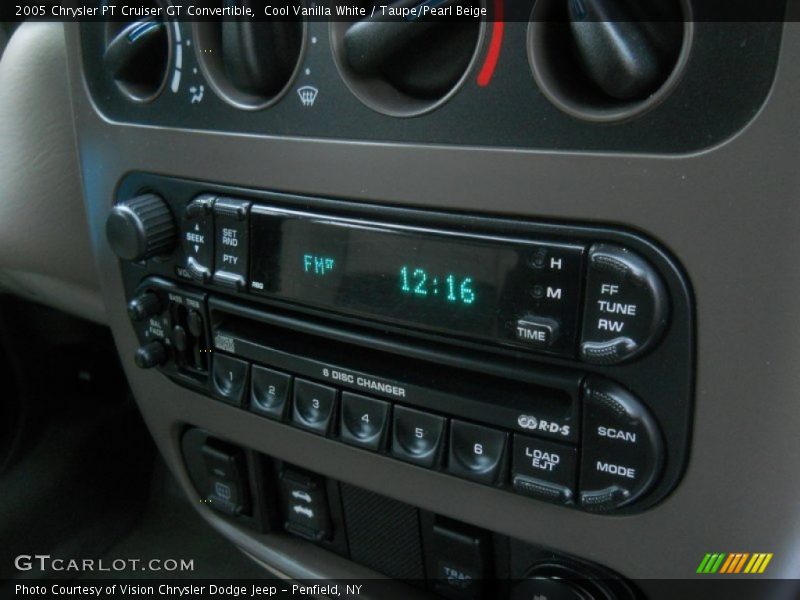 Cool Vanilla White / Taupe/Pearl Beige 2005 Chrysler PT Cruiser GT Convertible