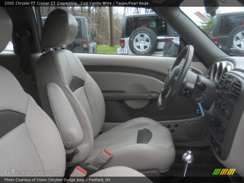 Cool Vanilla White / Taupe/Pearl Beige 2005 Chrysler PT Cruiser GT Convertible