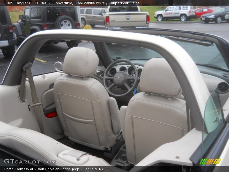 Cool Vanilla White / Taupe/Pearl Beige 2005 Chrysler PT Cruiser GT Convertible