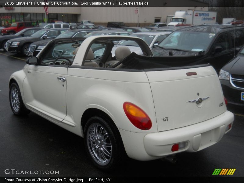 Cool Vanilla White / Taupe/Pearl Beige 2005 Chrysler PT Cruiser GT Convertible