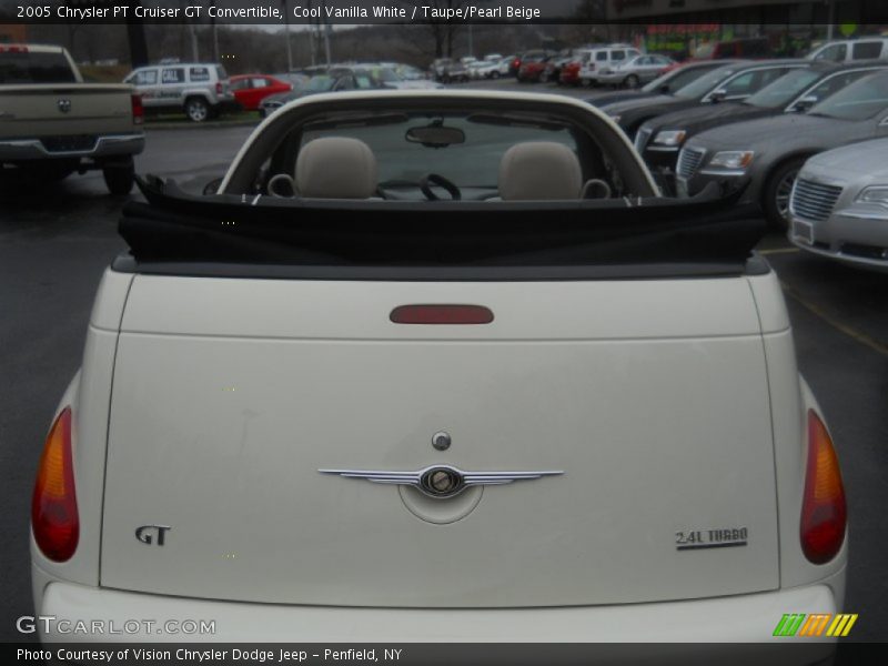 Cool Vanilla White / Taupe/Pearl Beige 2005 Chrysler PT Cruiser GT Convertible