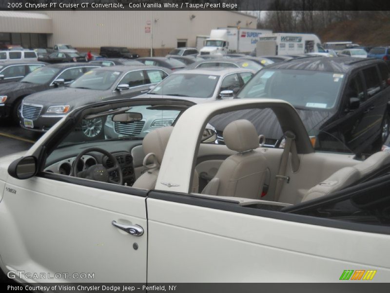 Cool Vanilla White / Taupe/Pearl Beige 2005 Chrysler PT Cruiser GT Convertible