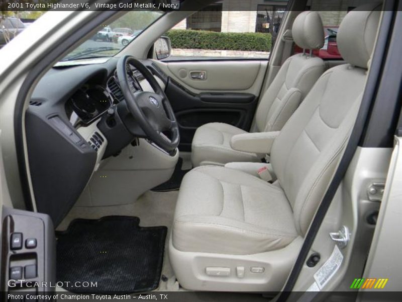  2001 Highlander V6 Ivory Interior