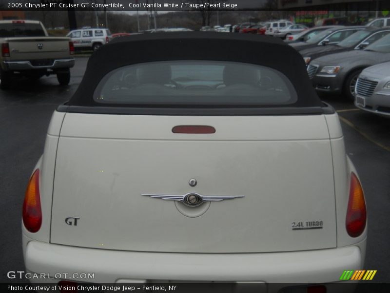 Cool Vanilla White / Taupe/Pearl Beige 2005 Chrysler PT Cruiser GT Convertible